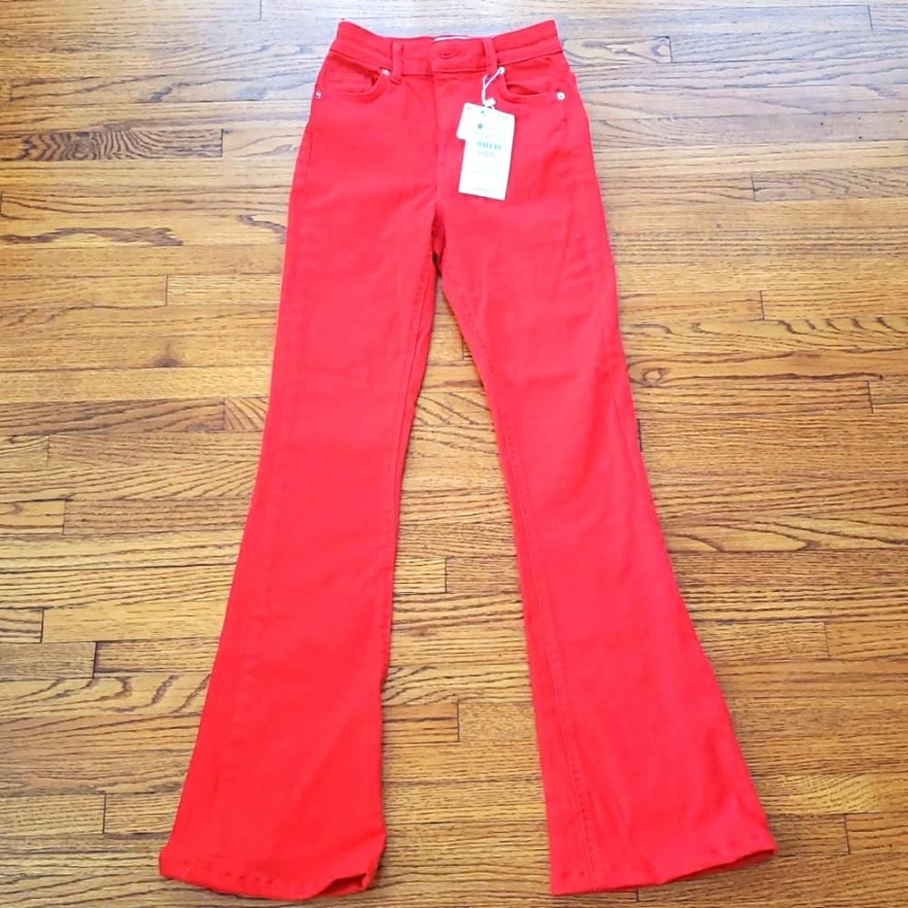 Bershka red sexy jeans